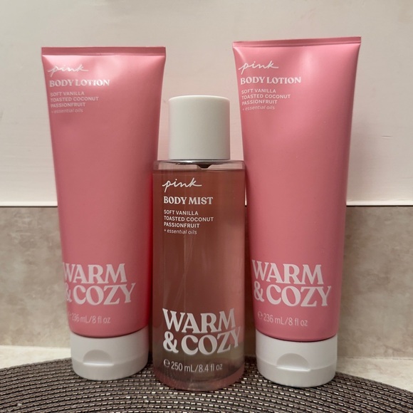 PINK Victoria's Secret Other - NWT PINK Victoria's Secret Warm & Cozy Body Lotion and Mist Set